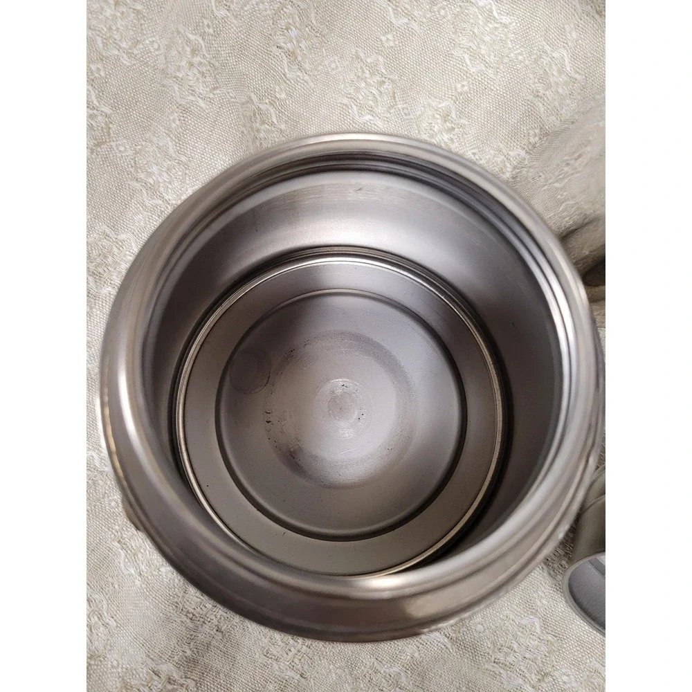 Vintage GB Guido Bergna 10 Cup Stovetop NEW Espresso Maker 18-10 Stainless Italy - Picture 4 of 7